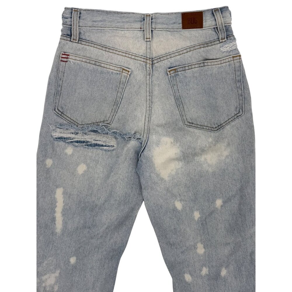 Urban Outfitters BDG Grunge 90s Ripped Distressed High Rise Straight Denim Jeans - Picture 11 of 16